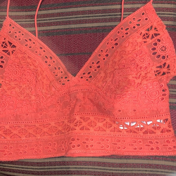 Free People Carrie Bralette in Lip Gloss Size Small - Picture 6 of 9